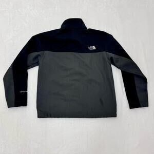 The North Face Kids MEDIUM Black Gray Jacket Coat Girl Boy Rain Snow